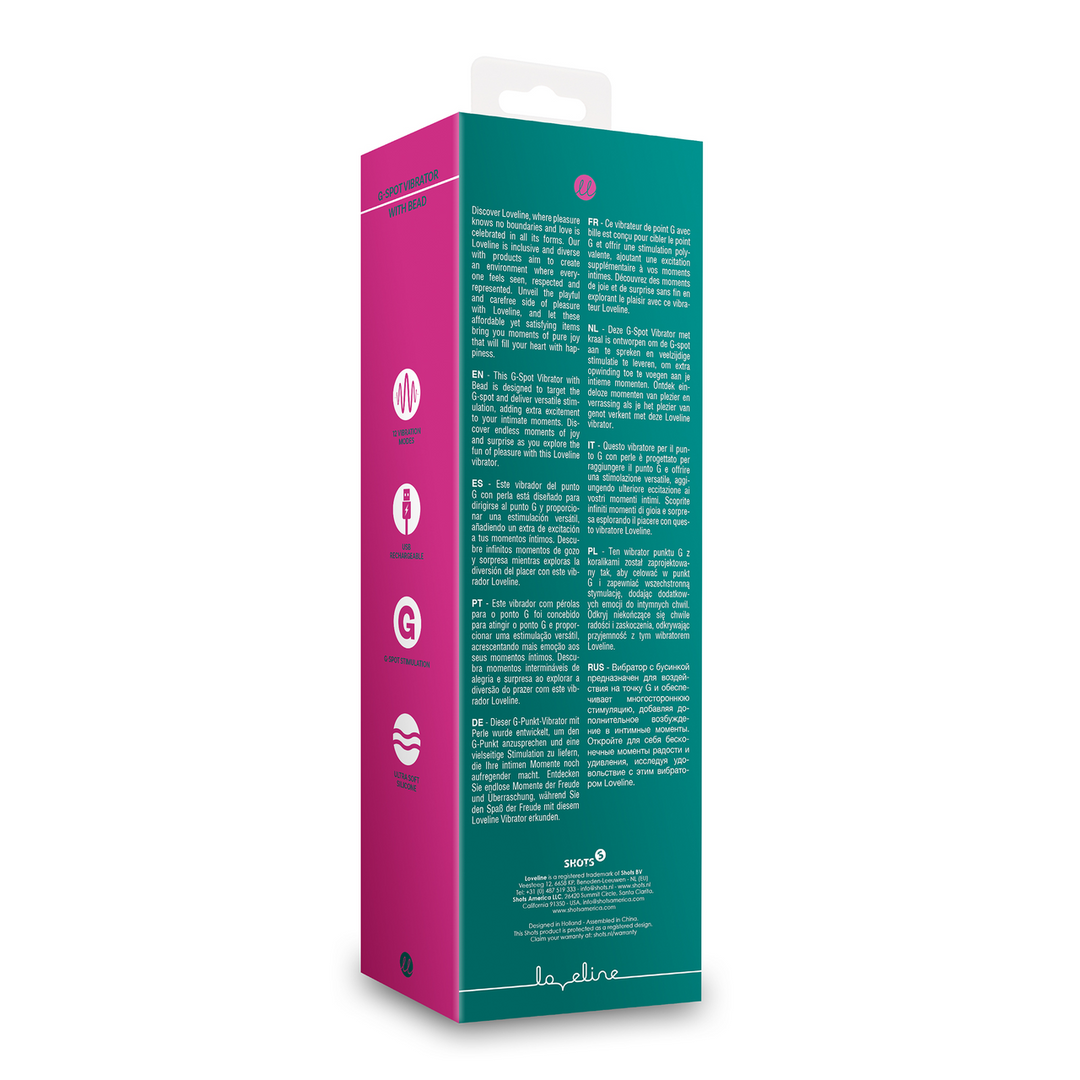 G-Spot Vibrator with Bead - Blue Grass 3