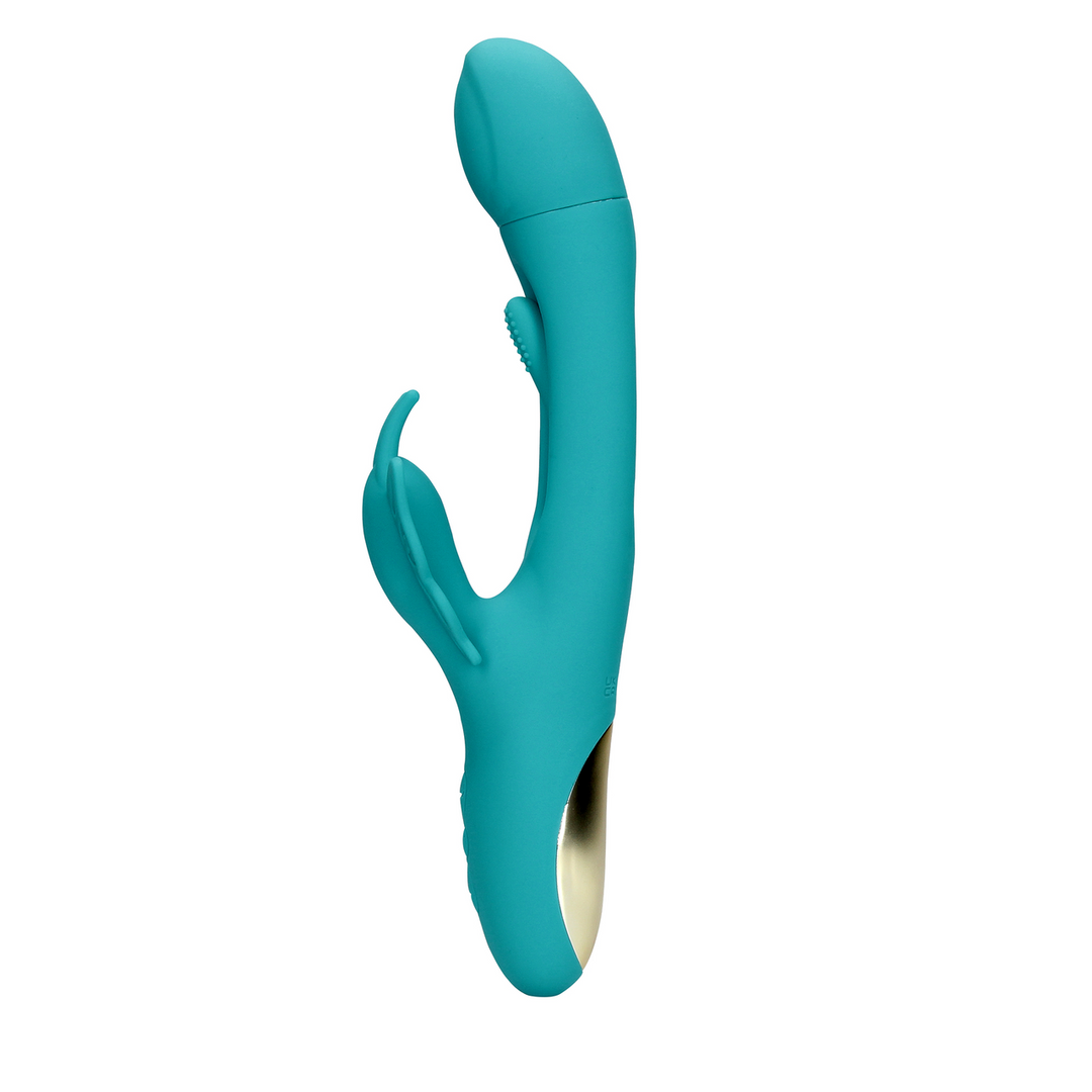 Flapping G-Spot Butterfly Vibrator - Peacock Blue 6