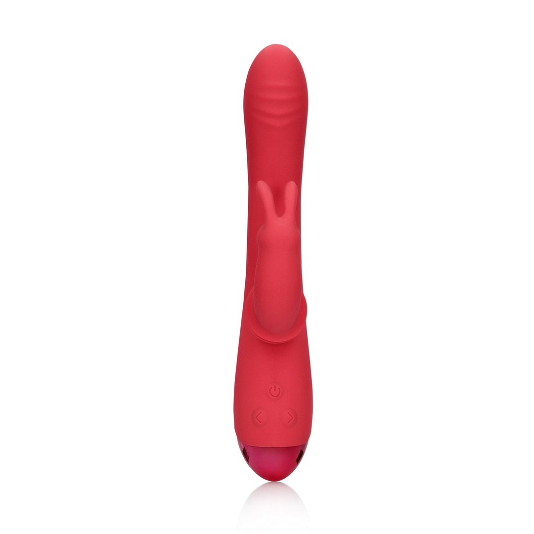 Swinging Rabbit G-Spot Vibrator - Brighto Red 5