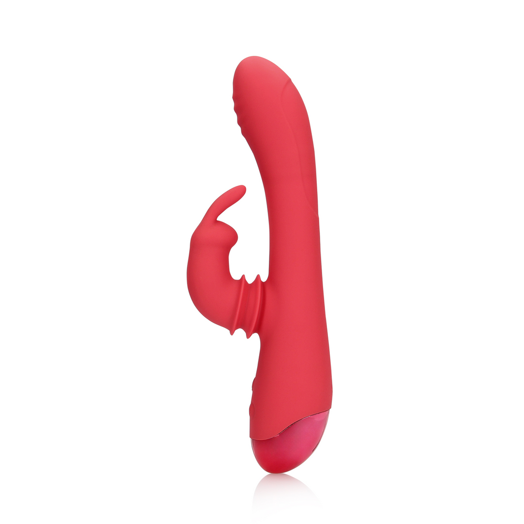 Swinging Rabbit G-Spot Vibrator - Brighto Red 6