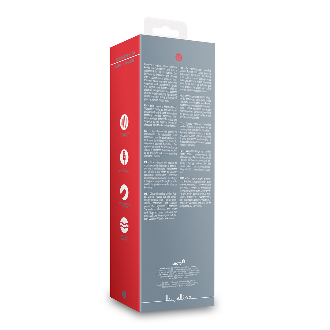 Fingering Motion Rabbit Vibrator - Weathervane Grey 3