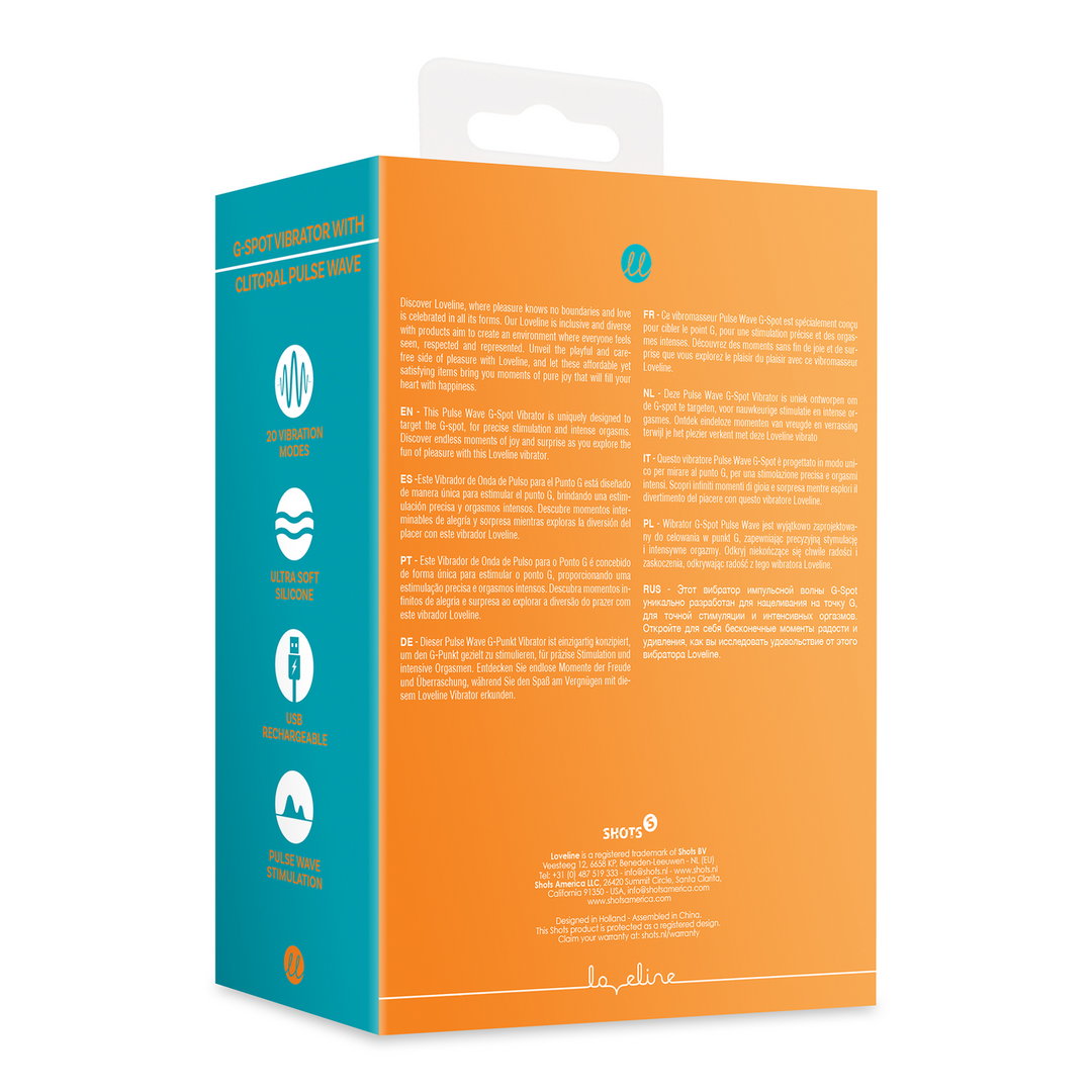G-Spot Vibrator with Clitoral Pulse Wave - Untamed Orange 3