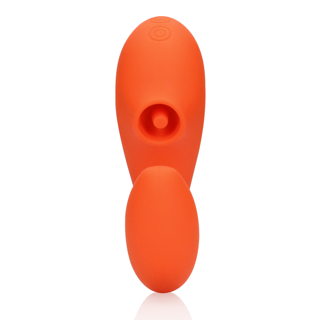 G-Spot Vibrator with Clitoral Pulse Wave - Untamed Orange 5