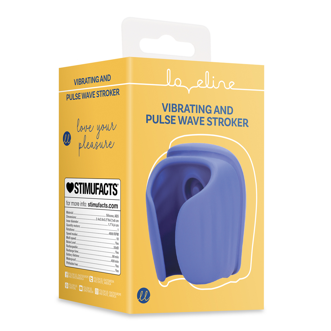 Vibrating and Pulse Wave Stroker - Midnight Hour 2