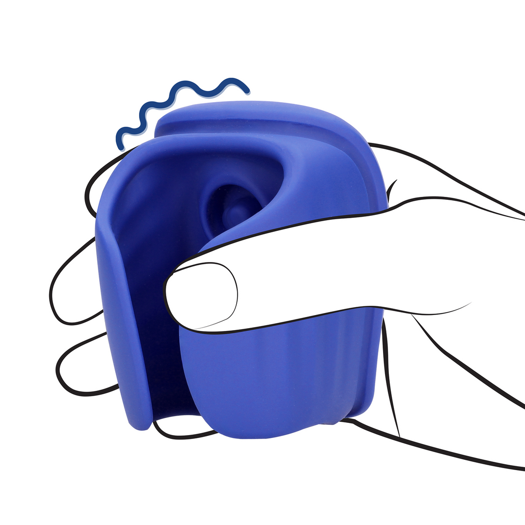 Vibrating and Pulse Wave Stroker - Midnight Hour 1