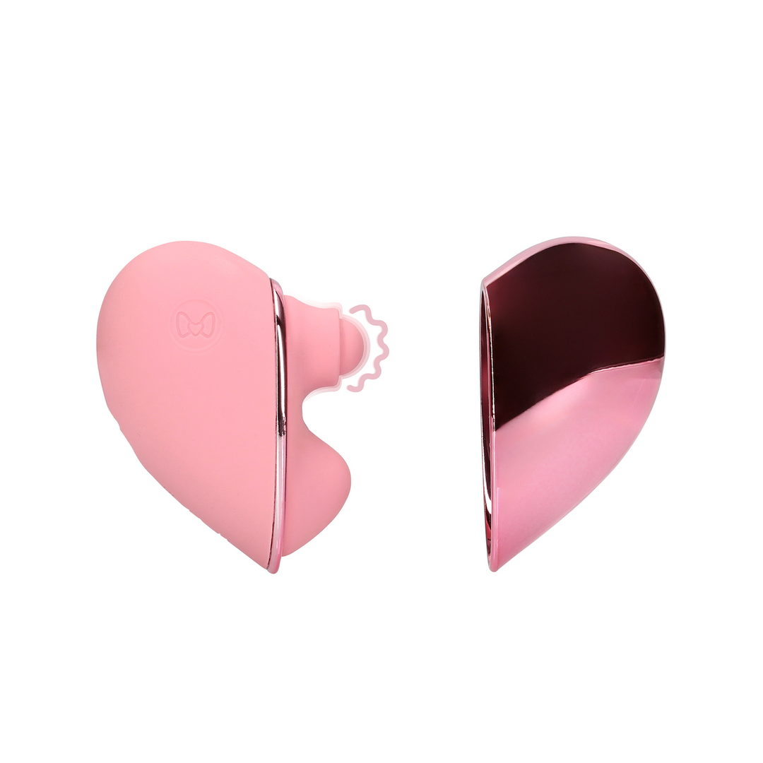 Tapping Heart Vibrator - Pink Arabesque 1