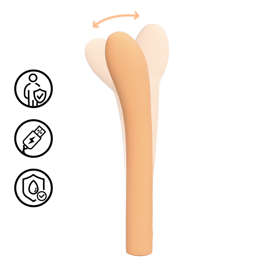 Fingering G-Spot Vibrator - Peach Fuzz 1