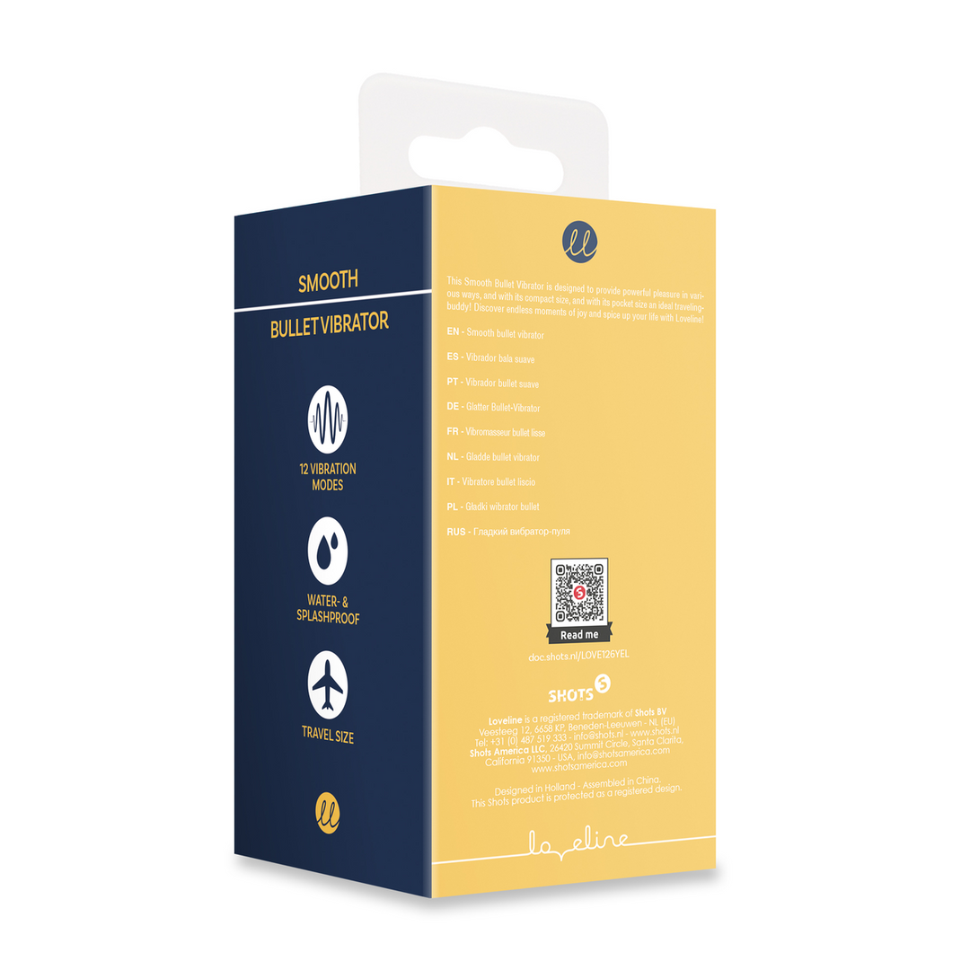 Smooth Bullet Vibrator - Sunpac Yellow 3