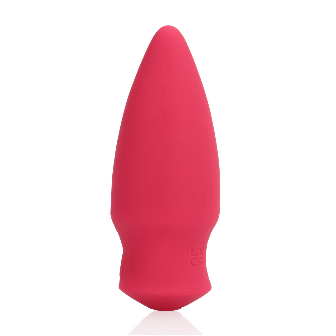 Cone Shaped Bullet Vibrator - Blushing Red 4