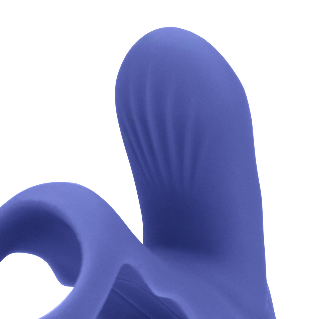 Vibrating Cockring with Clit Stimulation - Tamiya Blue 6