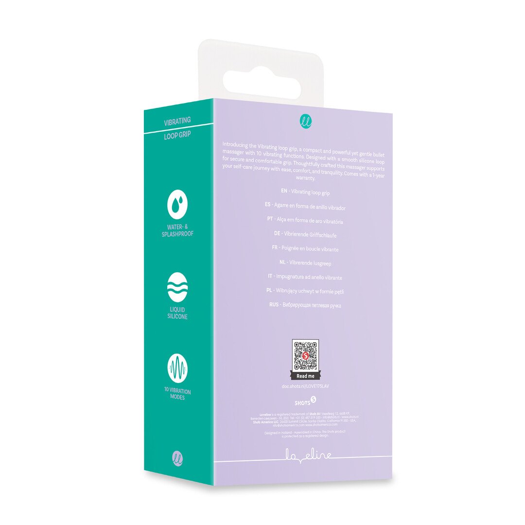 Vibrating Loop Grip - Lavender 3