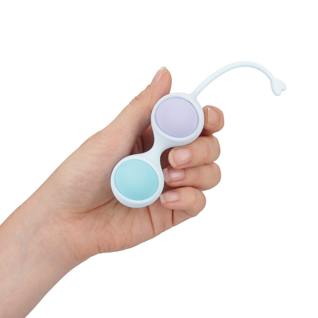 Vibrating and 5 Weight Interchangeable Kegel Kit with Remote Control - Purple 6