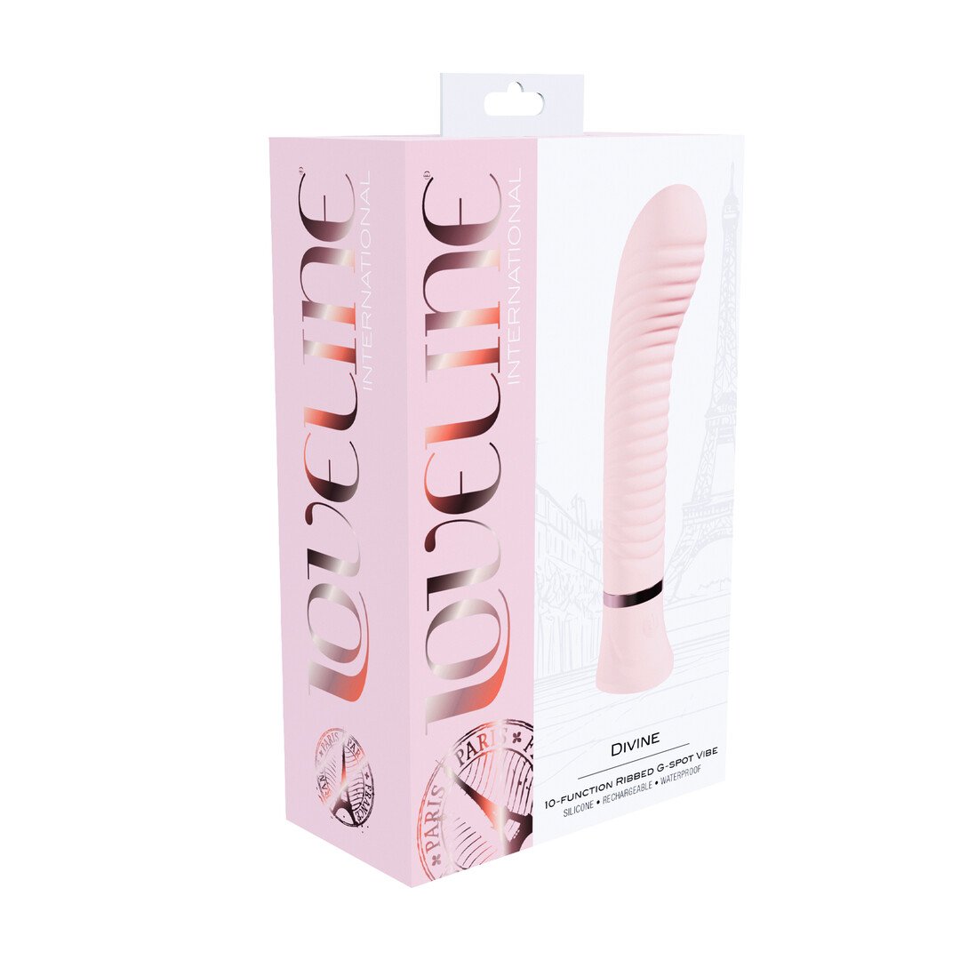 Divine - Ribbed G-spot Vibe - Pink 2