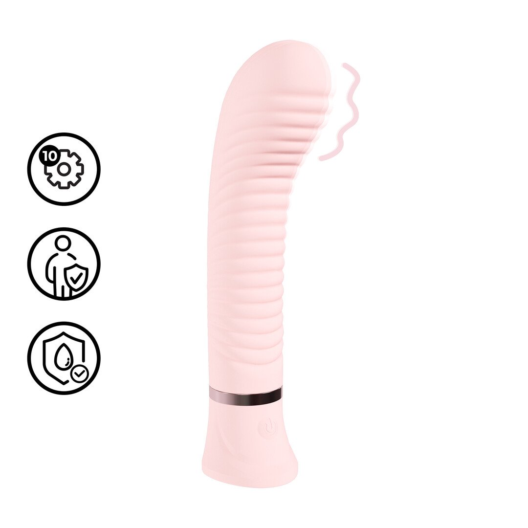 Divine - Ribbed G-spot Vibe - Pink 1