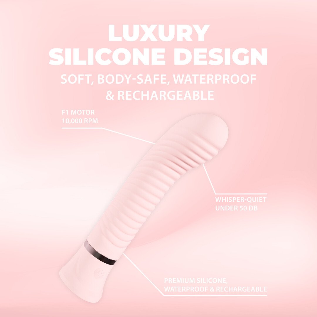 Divine - Ribbed G-spot Vibe - Pink 5
