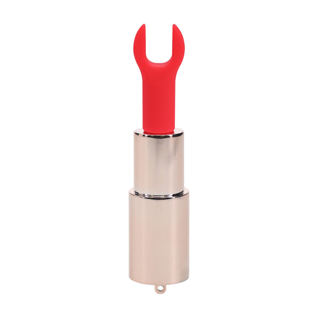Tiffany - Lipstick Vibrator with 4 Attachments - Pink 4