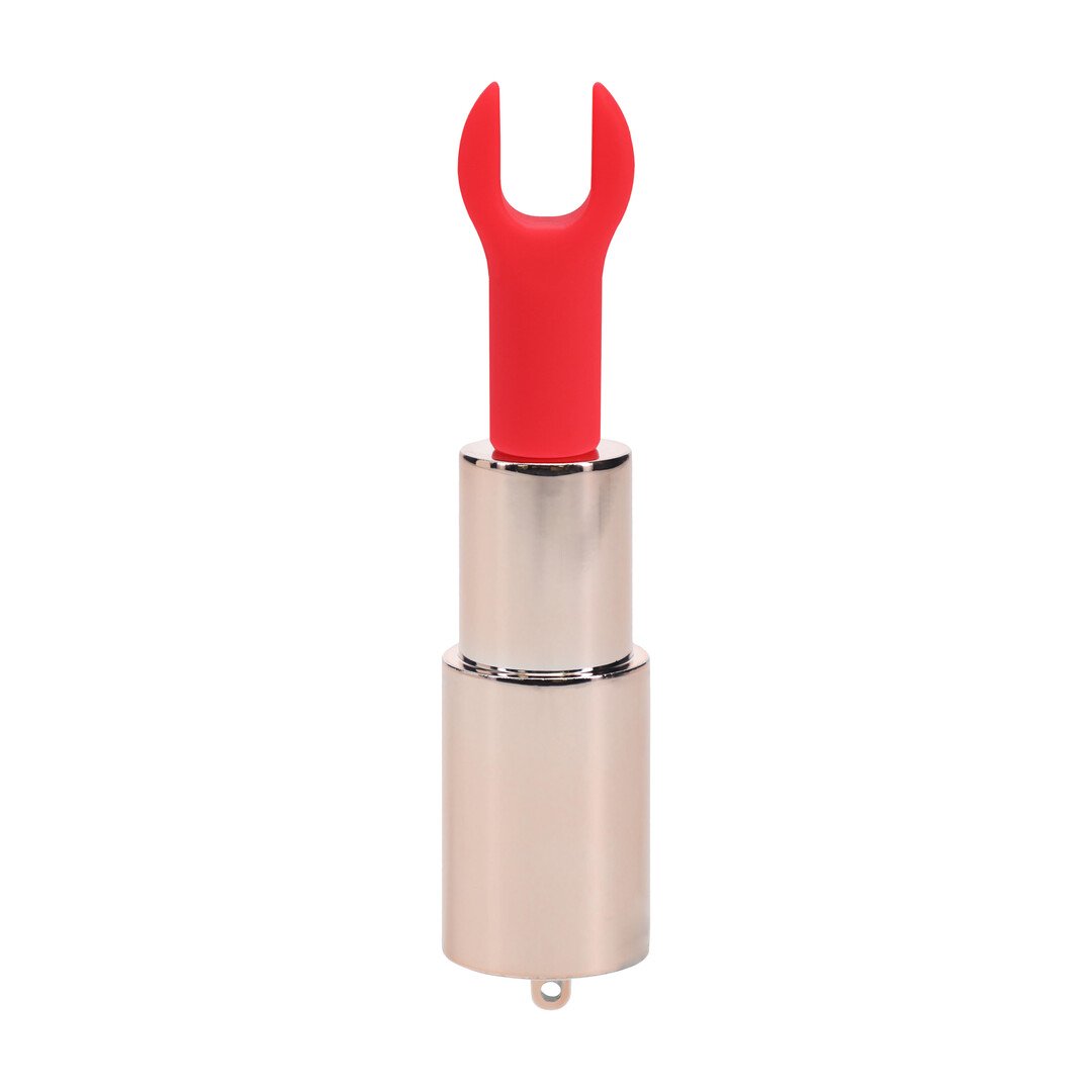 Sparkle - Lipstick Vibrator with 4 Attachments - Iridescent 4