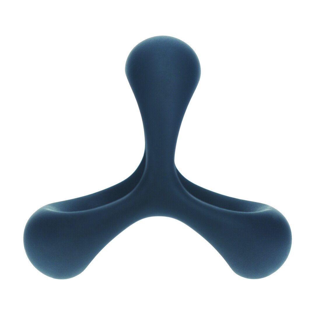 Tri O Ergo Silicone Cockring - Black 4