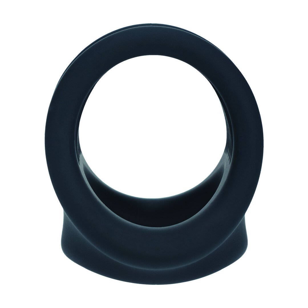 Silicone Cock and Ball Harness - Black 5