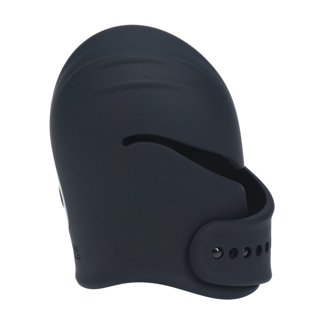 Adjustable Vibrating Silicone Penis Head Stimulator - Black 5