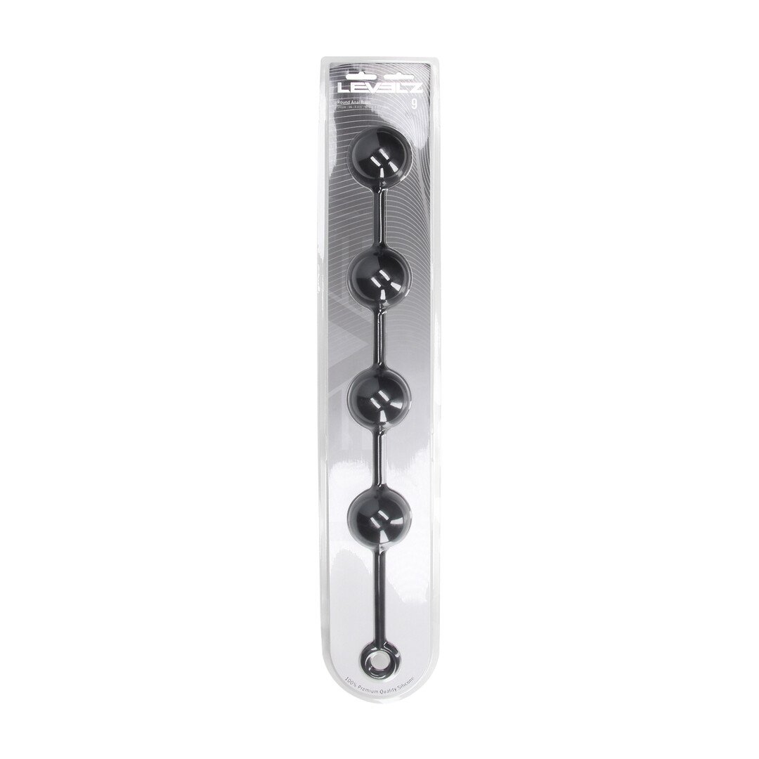Silicone Round Anal Balls - XXL - 60mm - Black 2