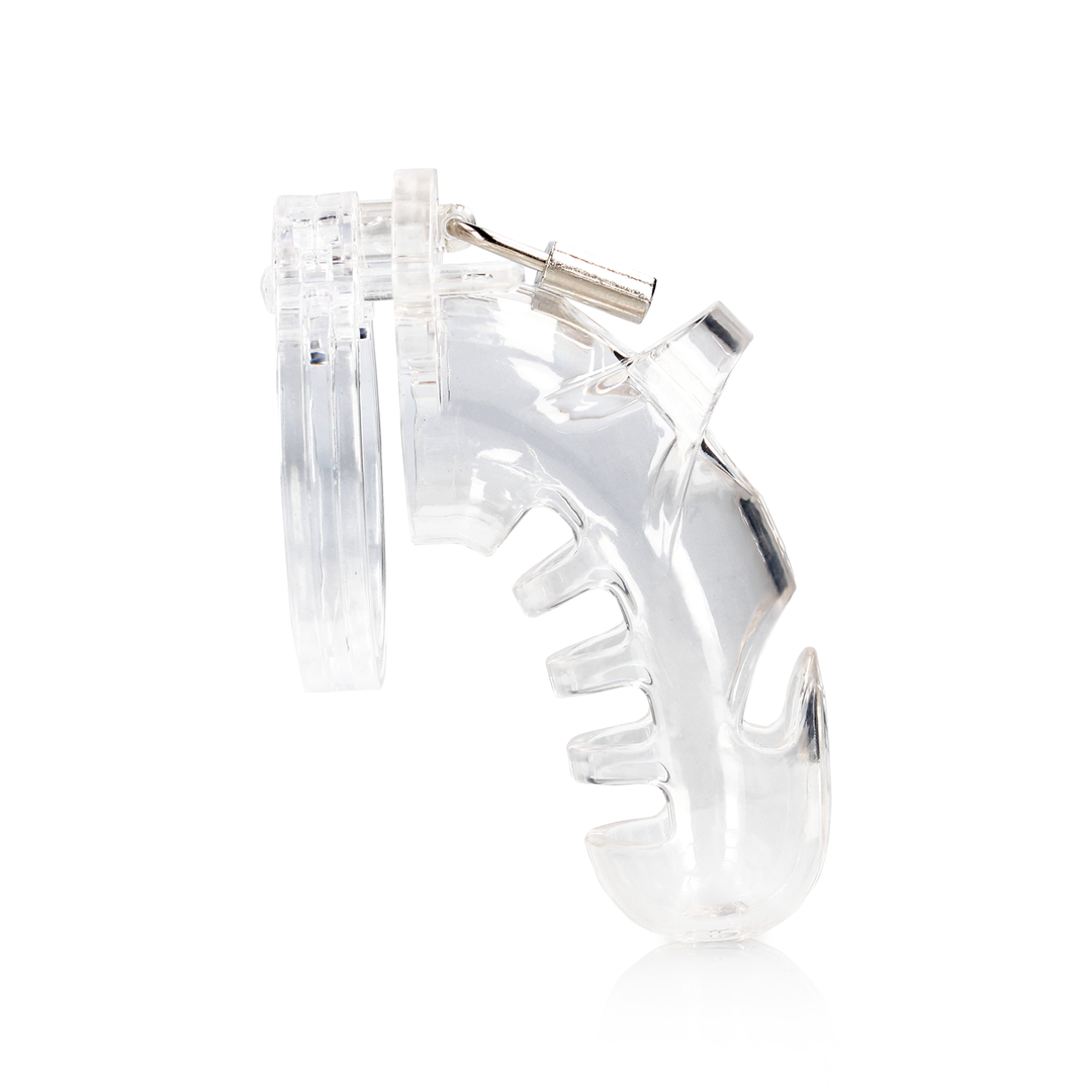 Model 26 - Chastity Cage - 4.5'' / 11,5 cm - Transparent 4