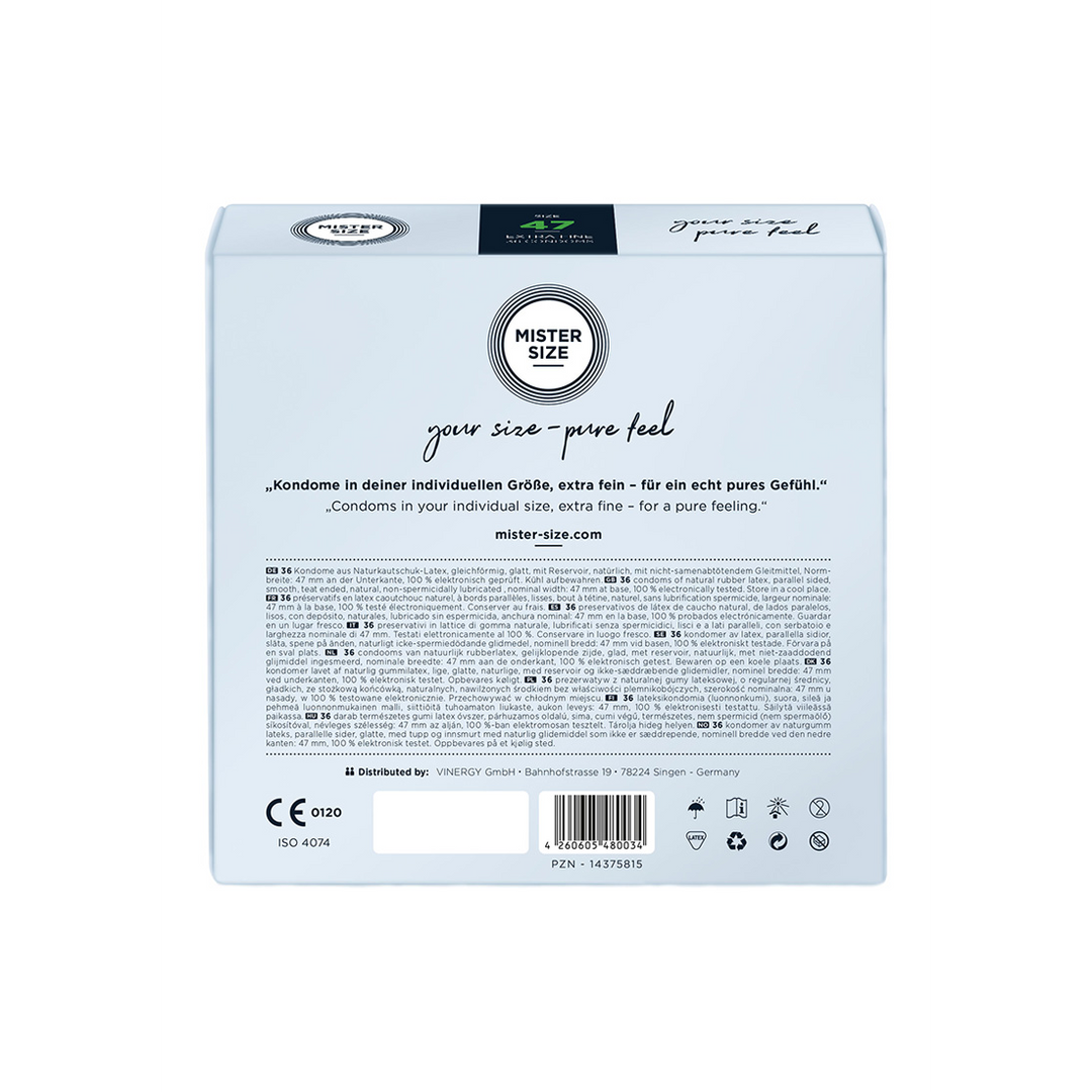 Pure Feel - Condoms 47 mm - 36 Pack 2