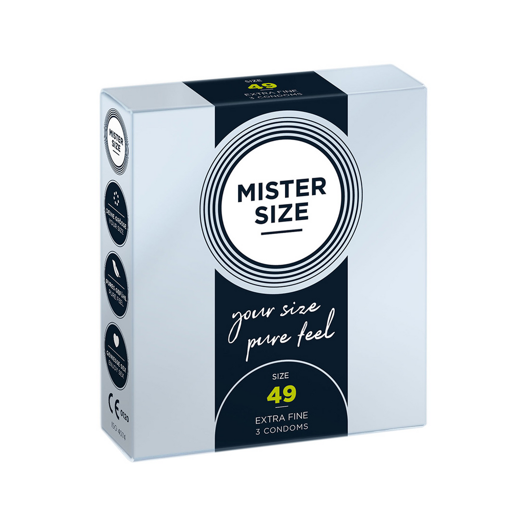 Pure Feel - Condoms 49 mm - 3 Pack 1