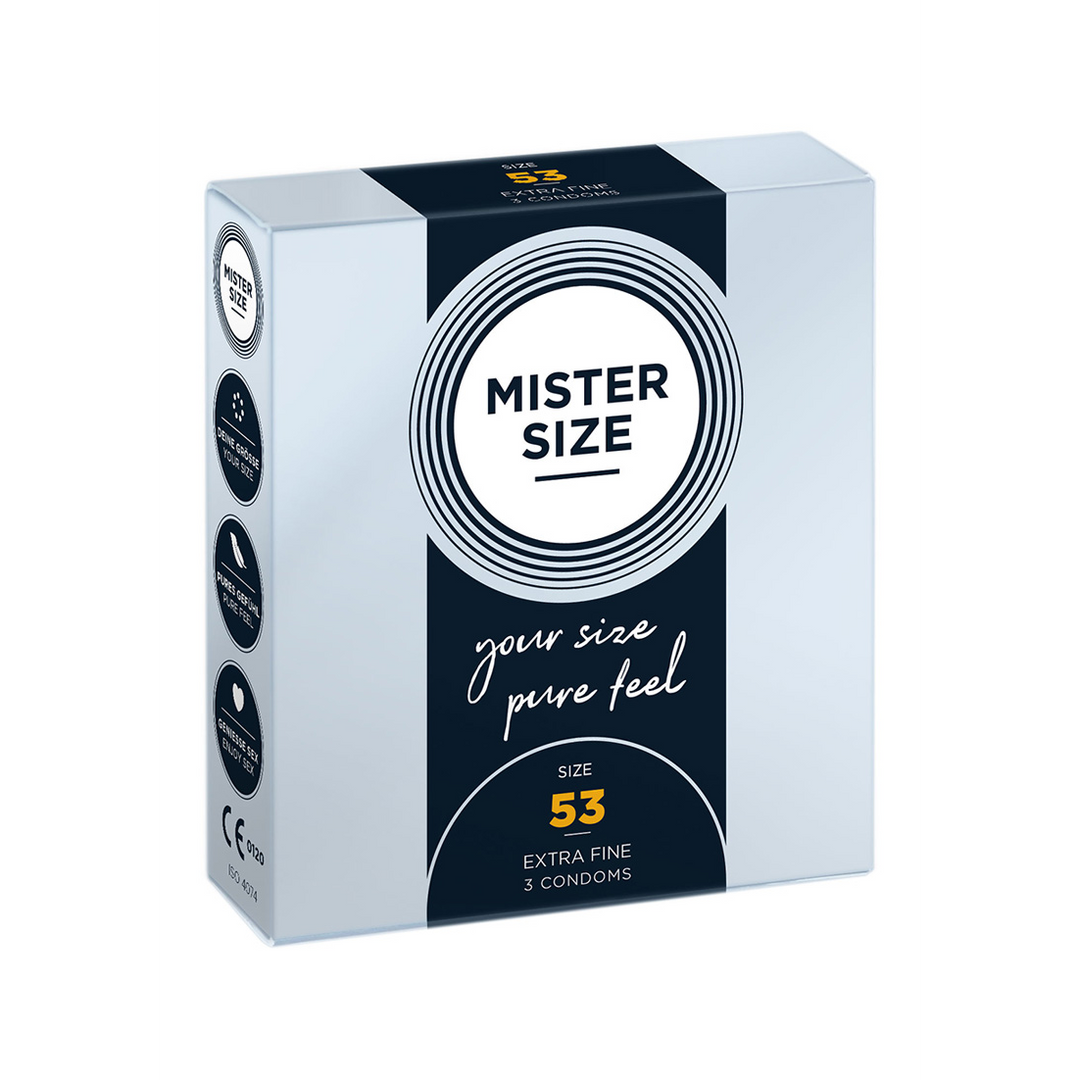 Pure Feel - Condoms 53 mm - 3 Pack 1