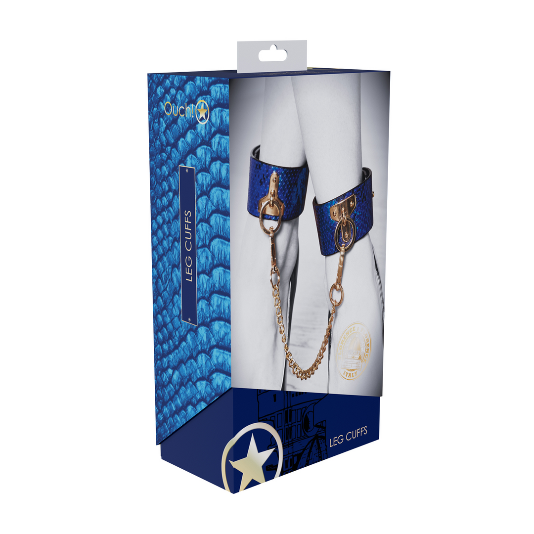 Florence Collection - Leg Cuffs - Blue 2