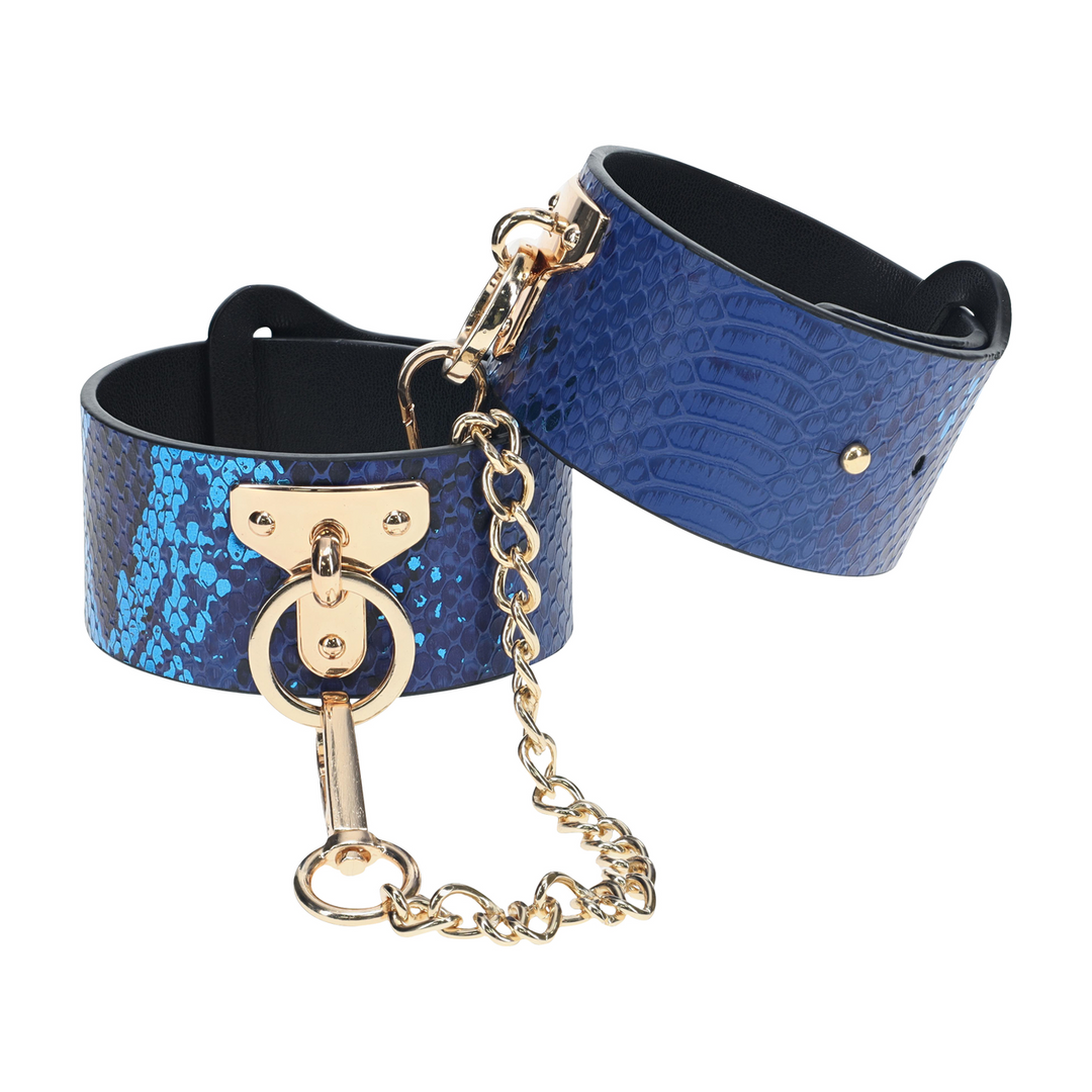 Florence Collection - Leg Cuffs - Blue 4