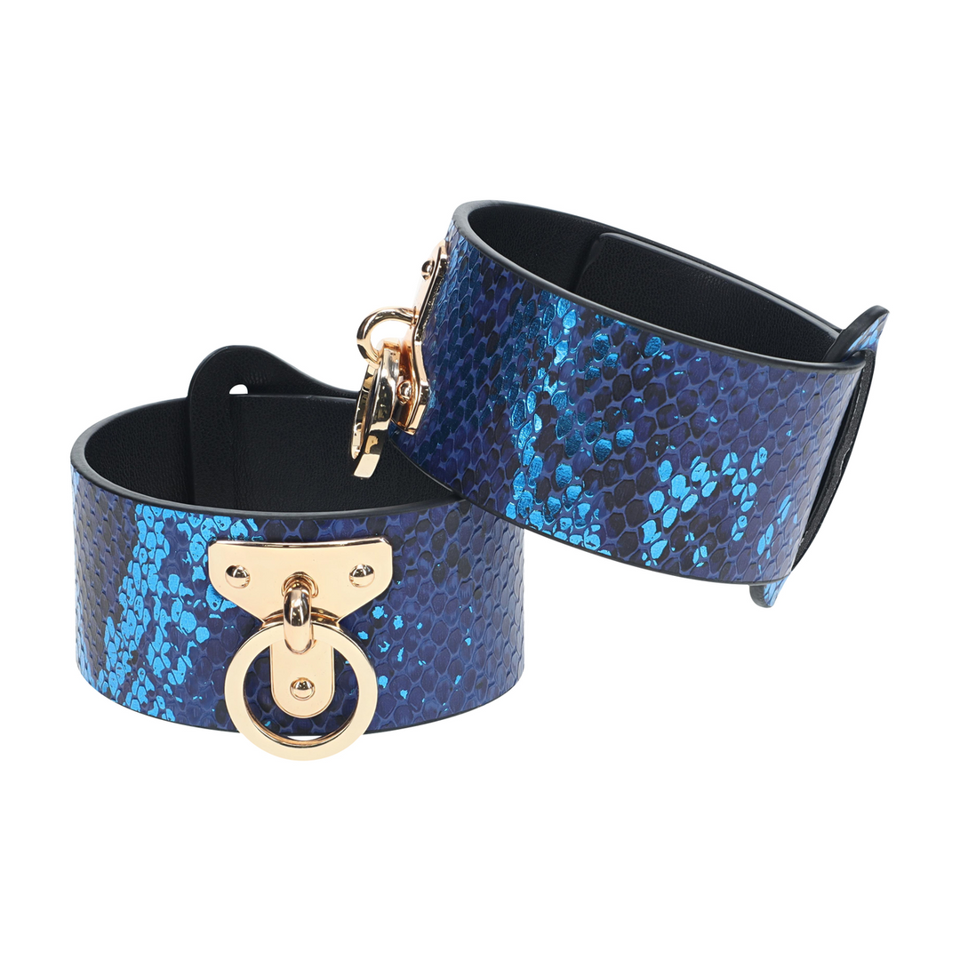 Florence Collection - Leg Cuffs - Blue 5