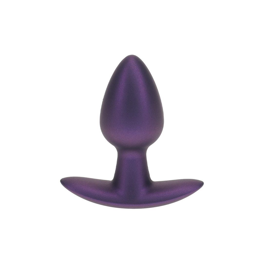 Smooth Silicone Anal Plug - Small - 2.6 / 6,5 cm - Metallic Purple 6