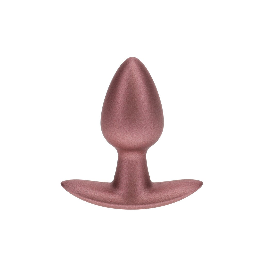 Smooth Silicone Anal Plug - Small - 2.6 / 6,5 cm - Rose Gold 1