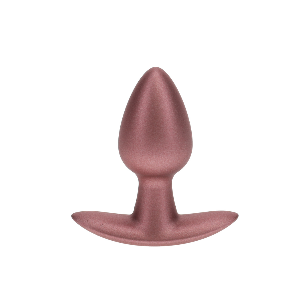 Smooth Silicone Anal Plug - Small - 2.6 / 6,5 cm - Rose Gold 6