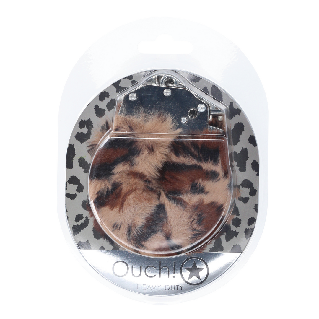 Heavy-duty Fluffy Handcuffs - Leopard 2