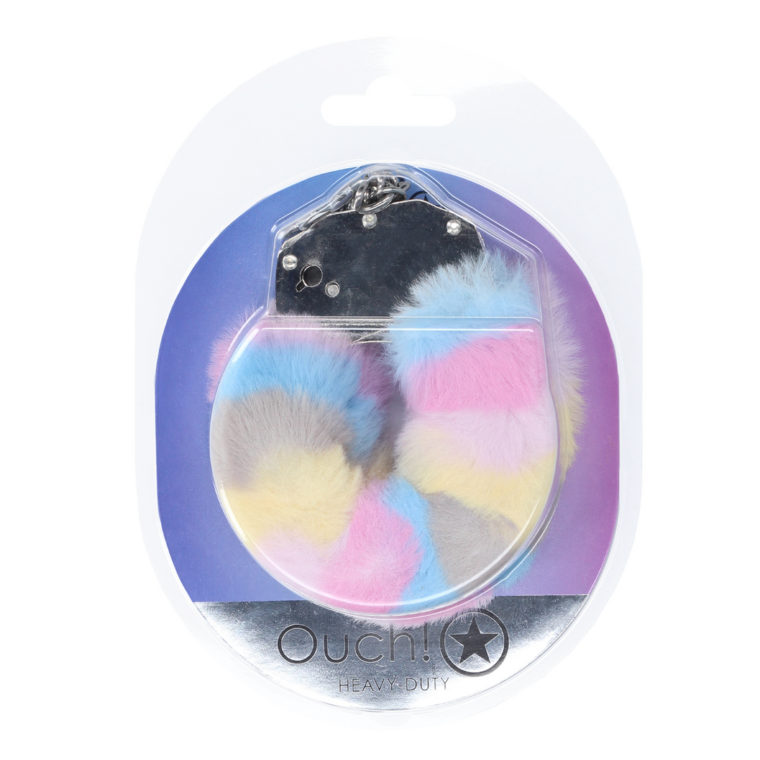 Heavy-duty Fluffy Handcuffs - Multicolor 2 2