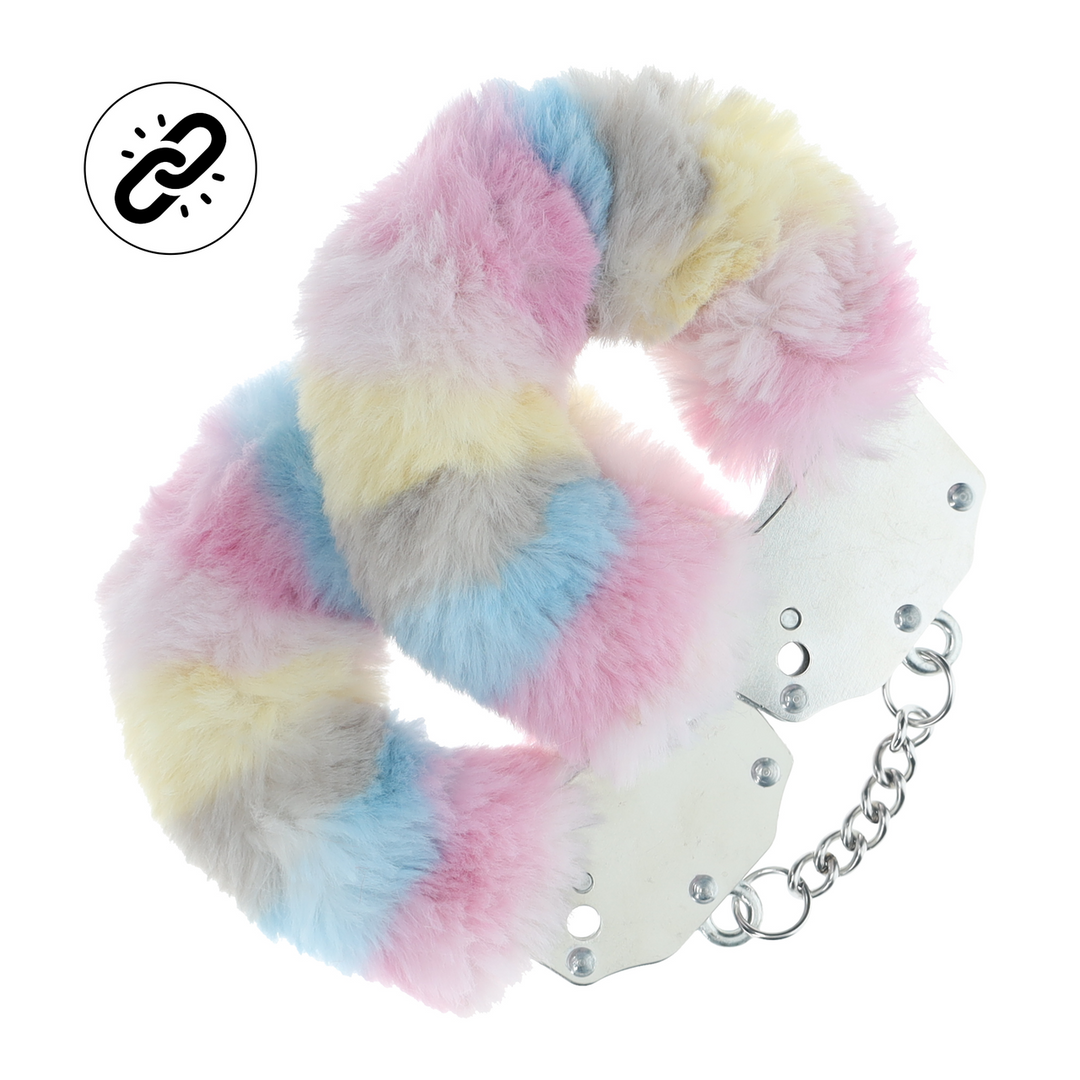 Heavy-duty Fluffy Handcuffs - Multicolor 2 1