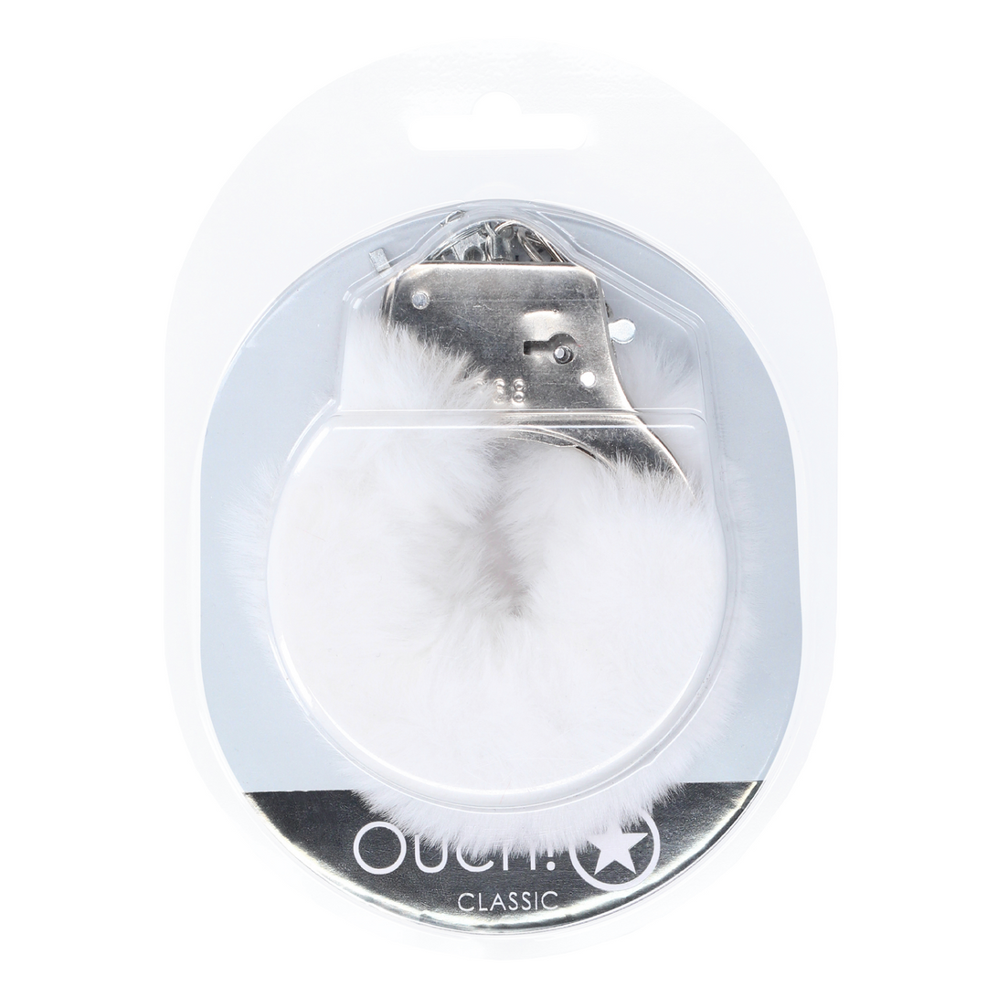 Classic Fluffy Handcuffs - White 2