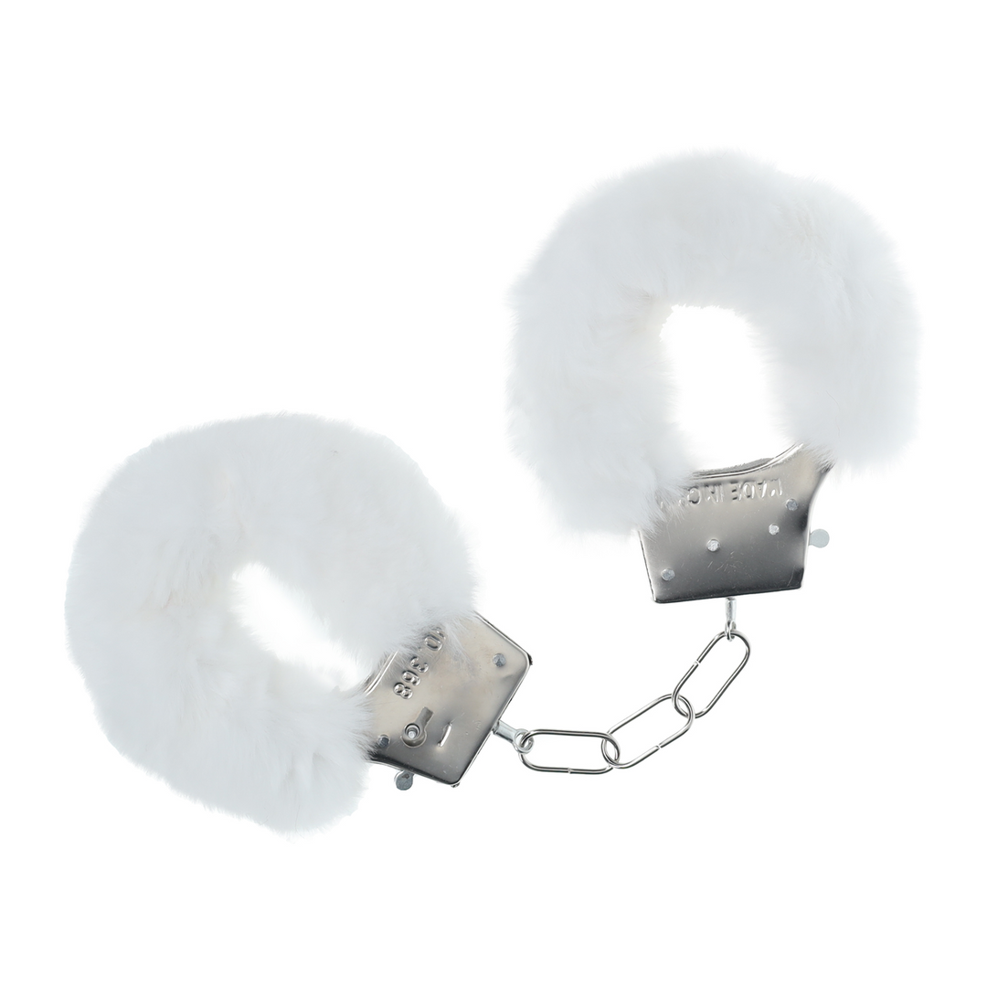 Classic Fluffy Handcuffs - White 1