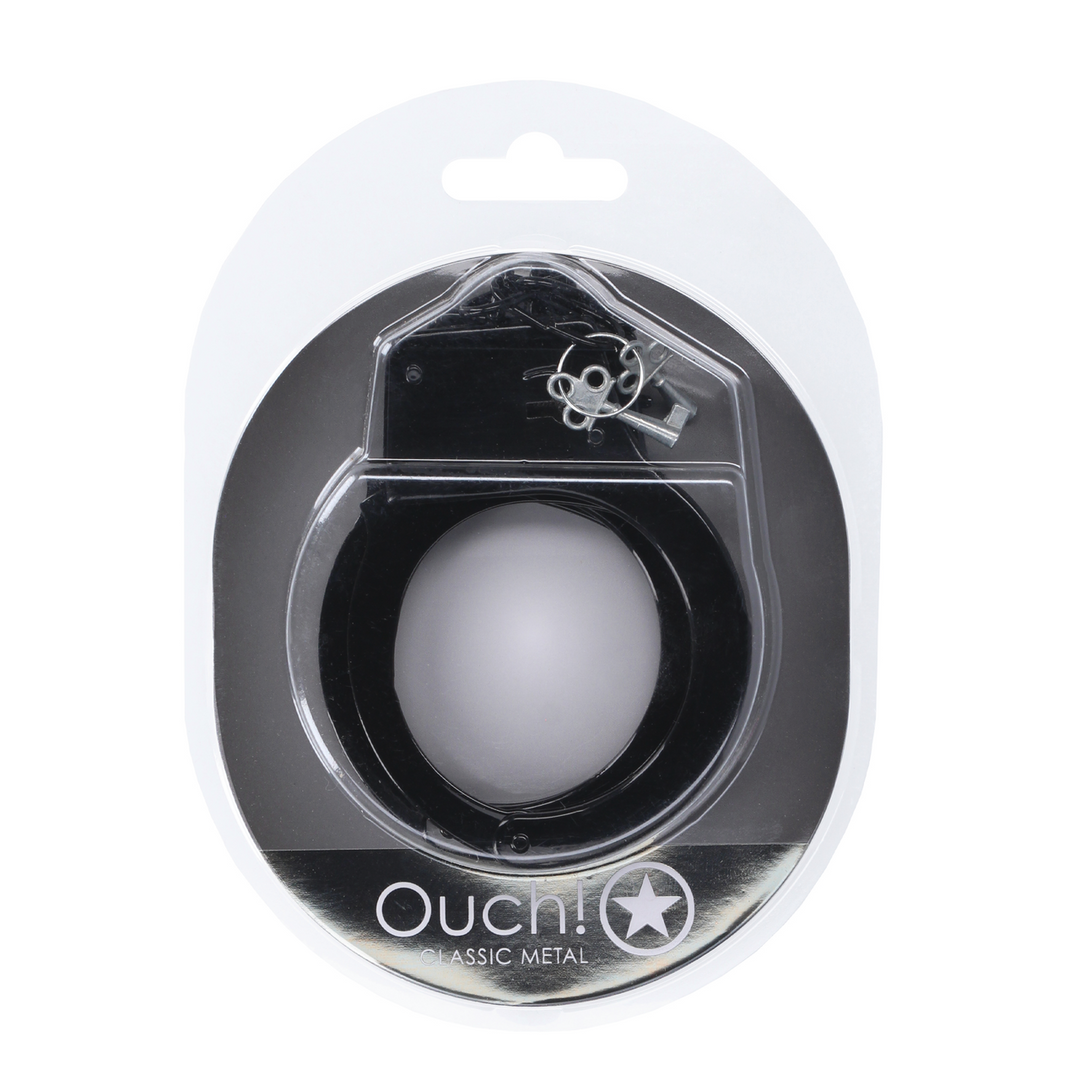 Classic Metal Handcuffs - Black 2
