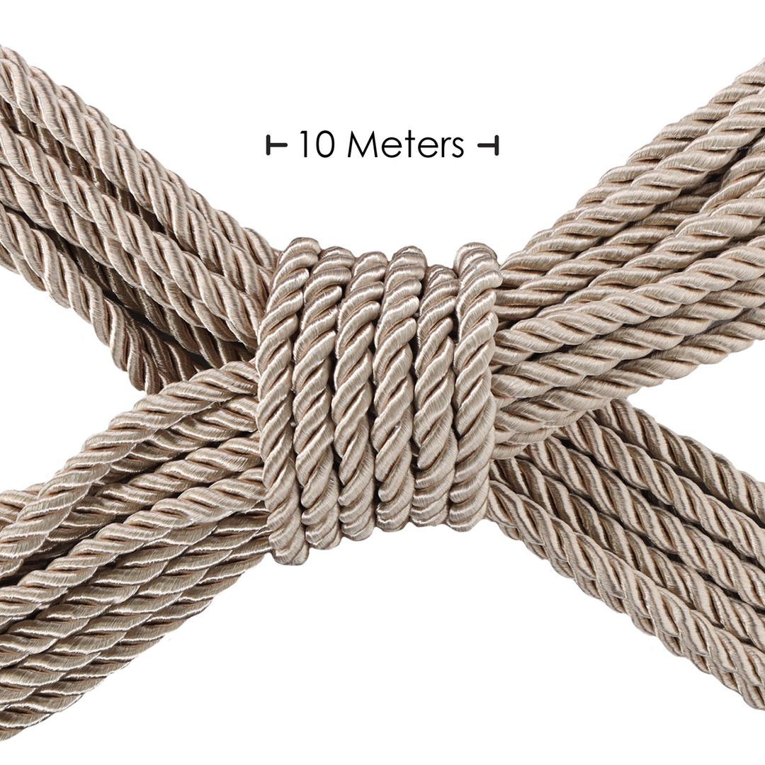 Polyester Bondage Rope - 32.8 ft / 10 m - Gold 2