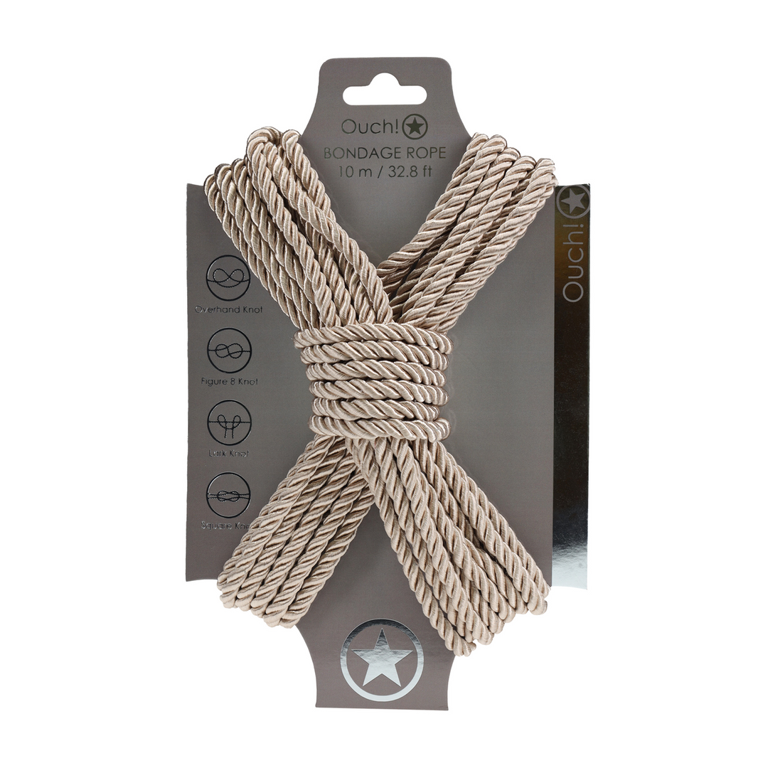 Polyester Bondage Rope - 32.8 ft / 10 m - Gold 1