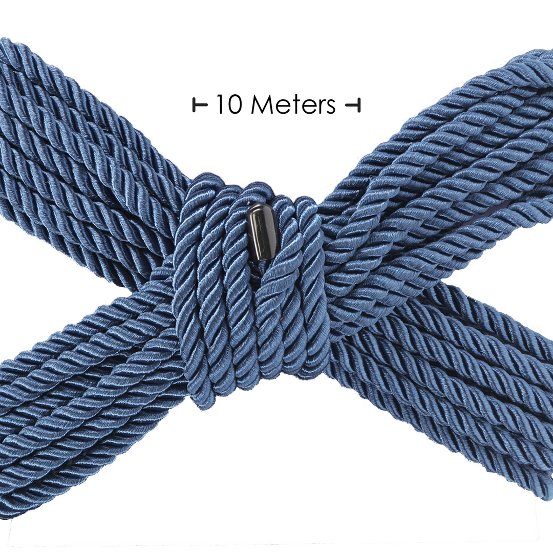 Polyester Bondage Rope - 32.8 ft / 10 m - Navy Blue 2