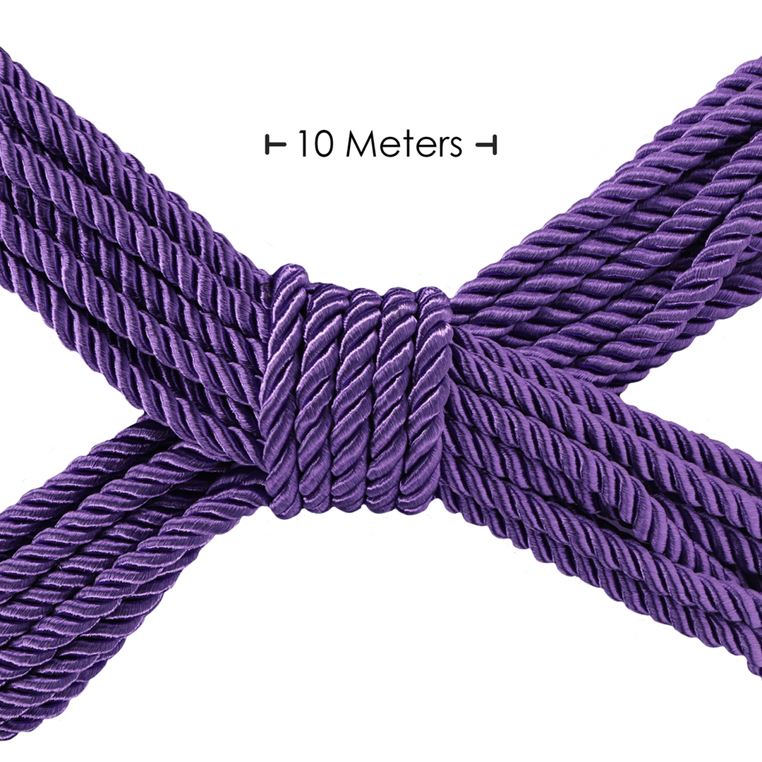 Polyester Bondage Rope - 32.8 ft / 10 m - Purple 2