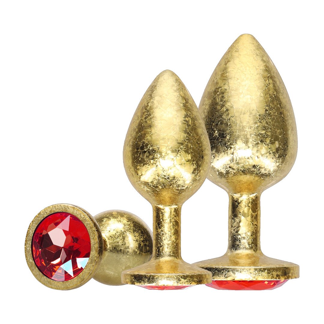 Milan Collection - Metal Anal Plug Set - Gold 1