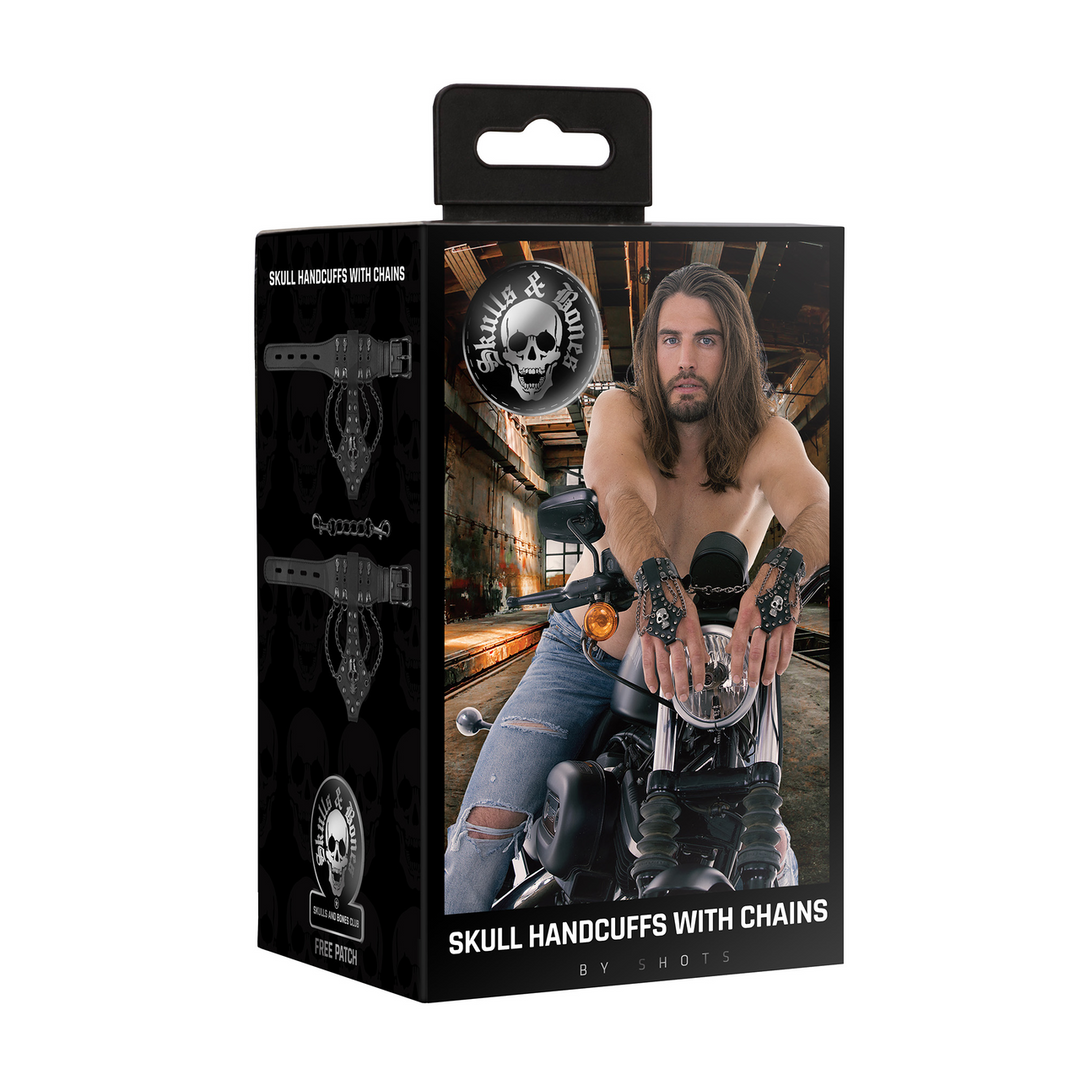Handcuffs with Skulls and Chains 3