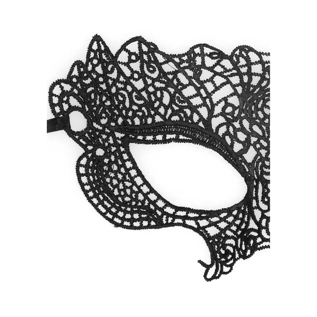 Princess - Black Lace Mask 4