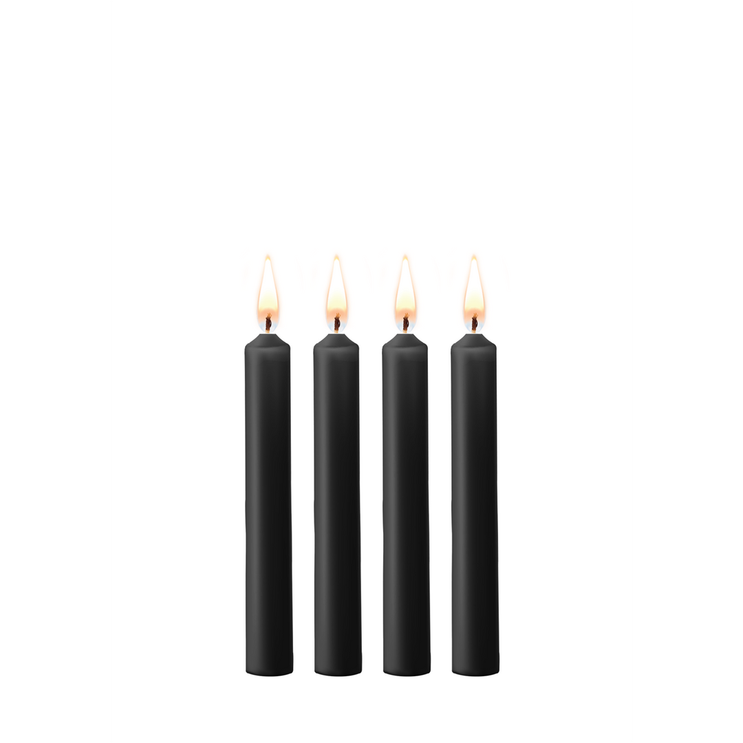 Teasing Wax Candles - 4 Pieces - Black 1