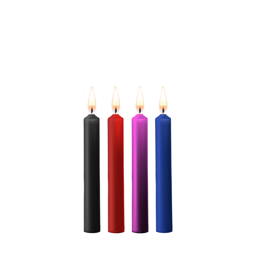 Teasing Wax Candles - 4 Pieces - Multicolor 1